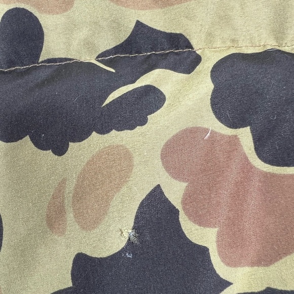 Vintage Browning Hunting Puffer Goose Down Camo Orange Reversible Vest XL - Picture 7 of 8